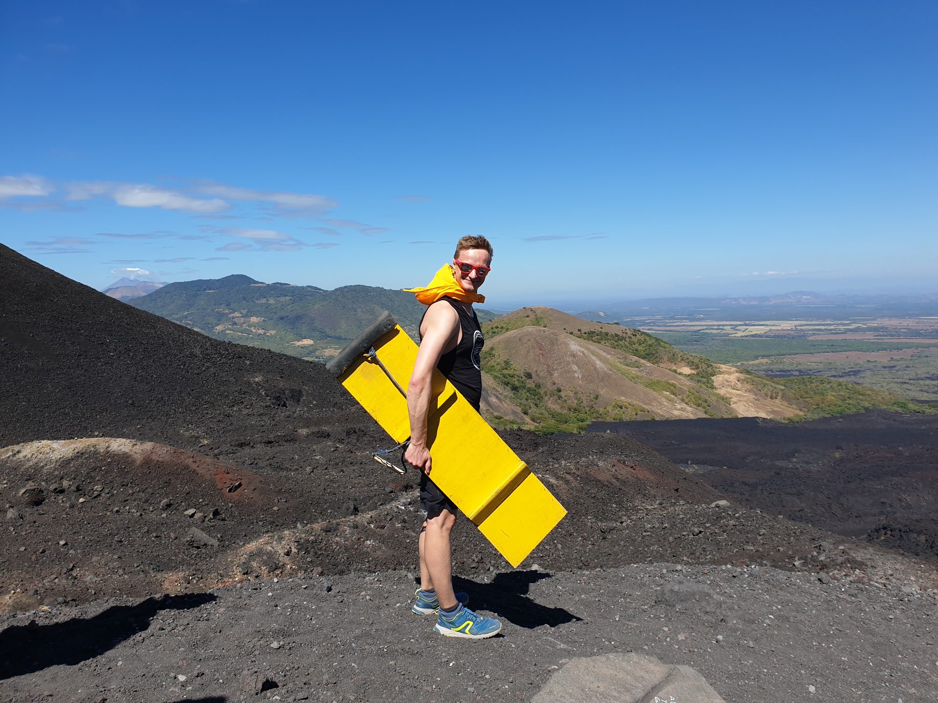 Volcano Boarding on Cerro Negro, Nicaragua