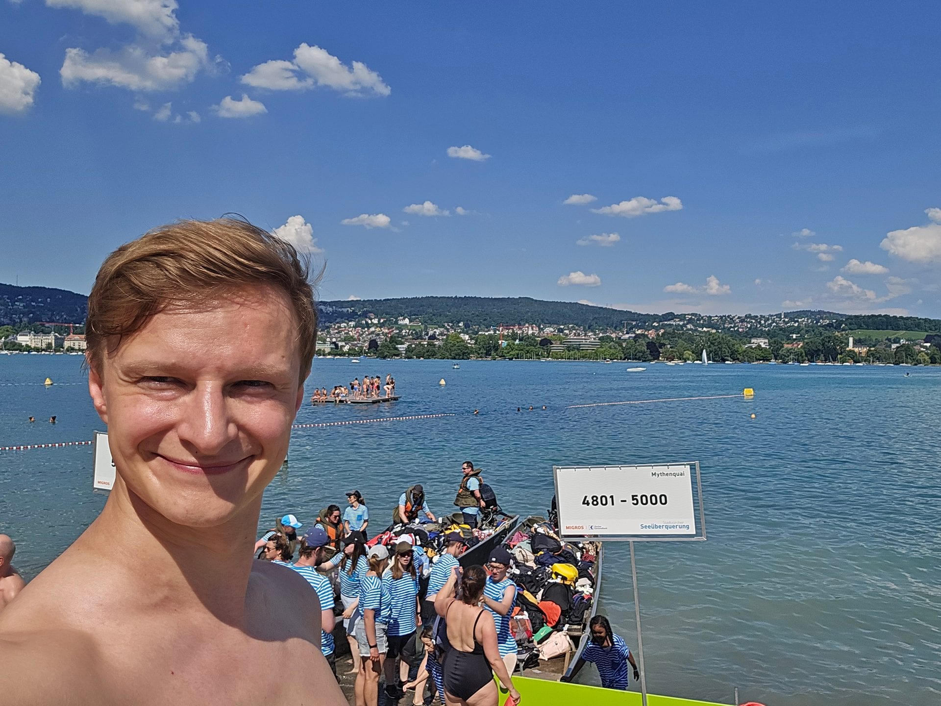 Swimming Across Lake Zurich — Annual Lake Crossing